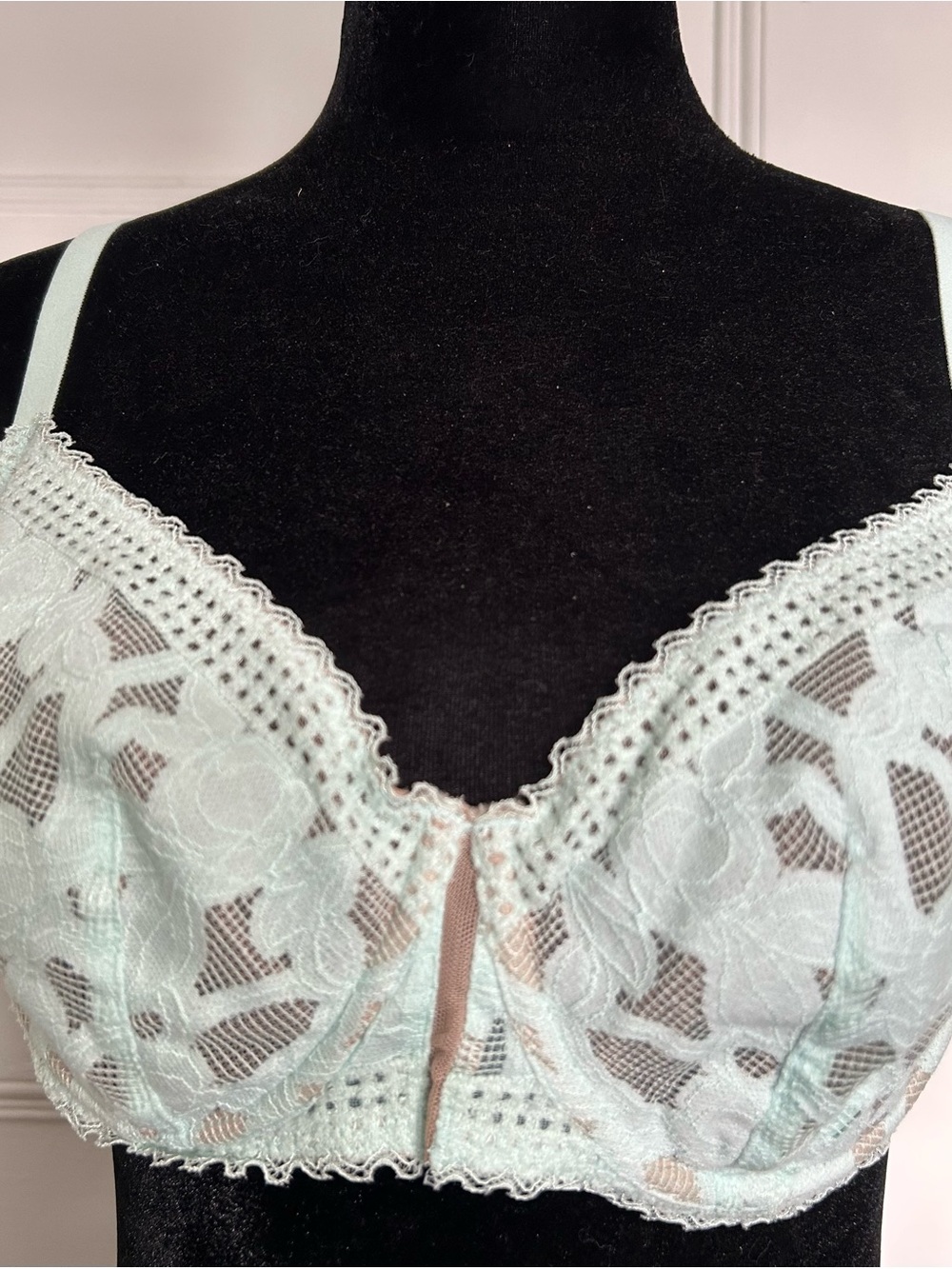 ThirdLove Lace Underwire Bra in Mint Green Size 38B1/2
